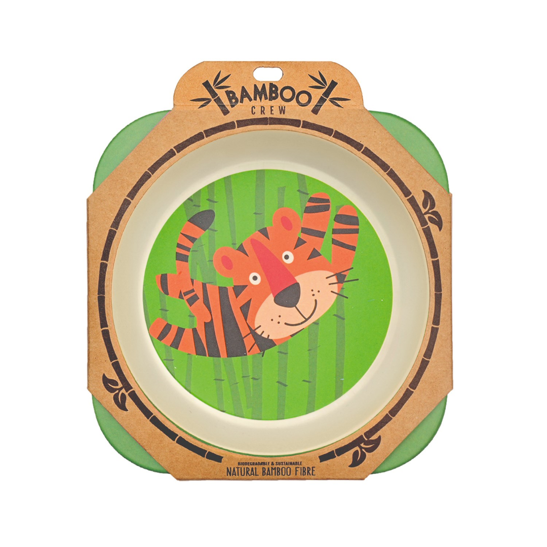 The Cutest Children's Bamboo Bowl Tiger Rob McIntosh