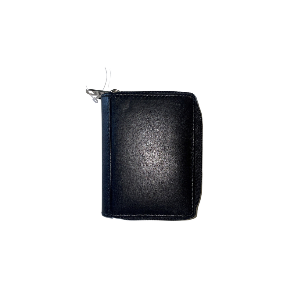 100% Indian Leather Black Palm Wallet (S-1016)