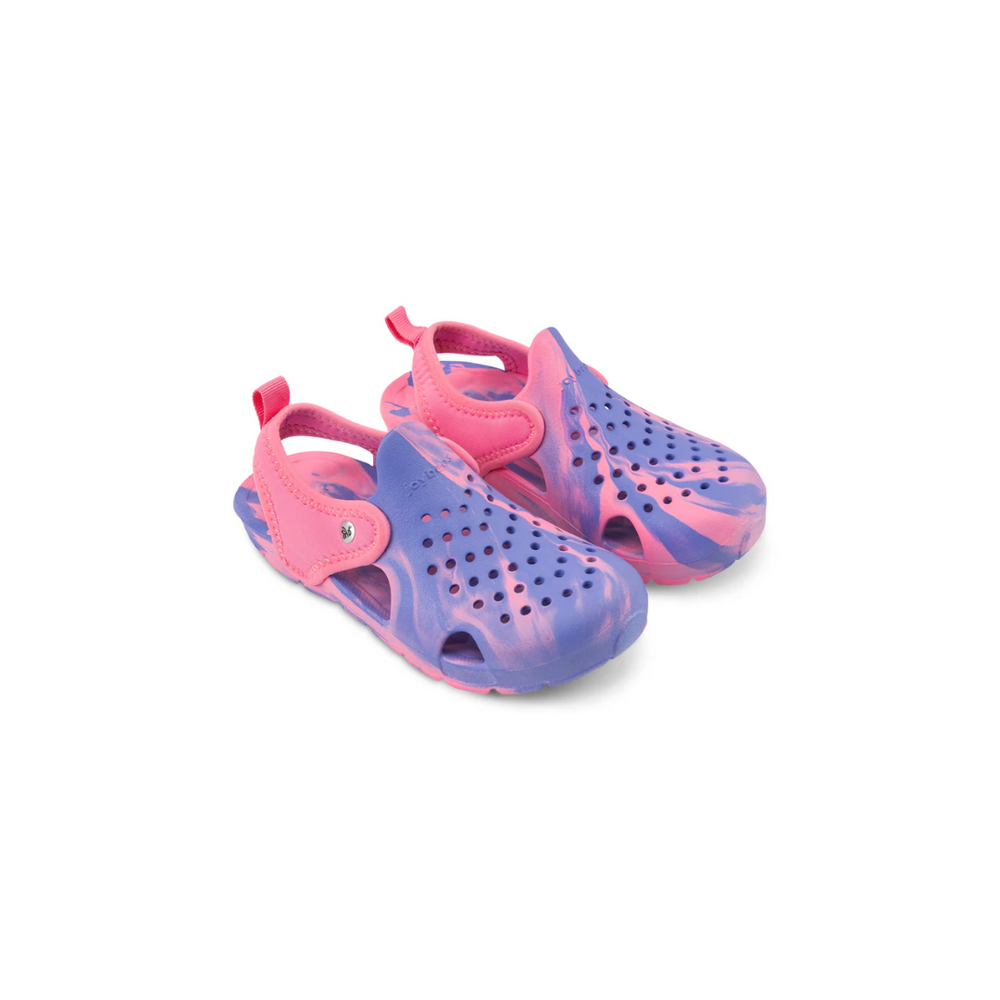 JOYBEES Kids' Creek Sandal - Blue Iris/Soft Pink Marbled