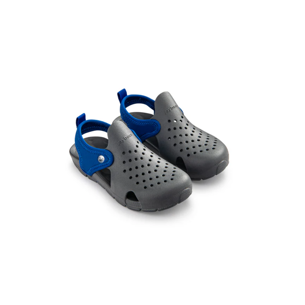 JOYBEES Kids' Creek Sandal - Charcoal/Sport Blue