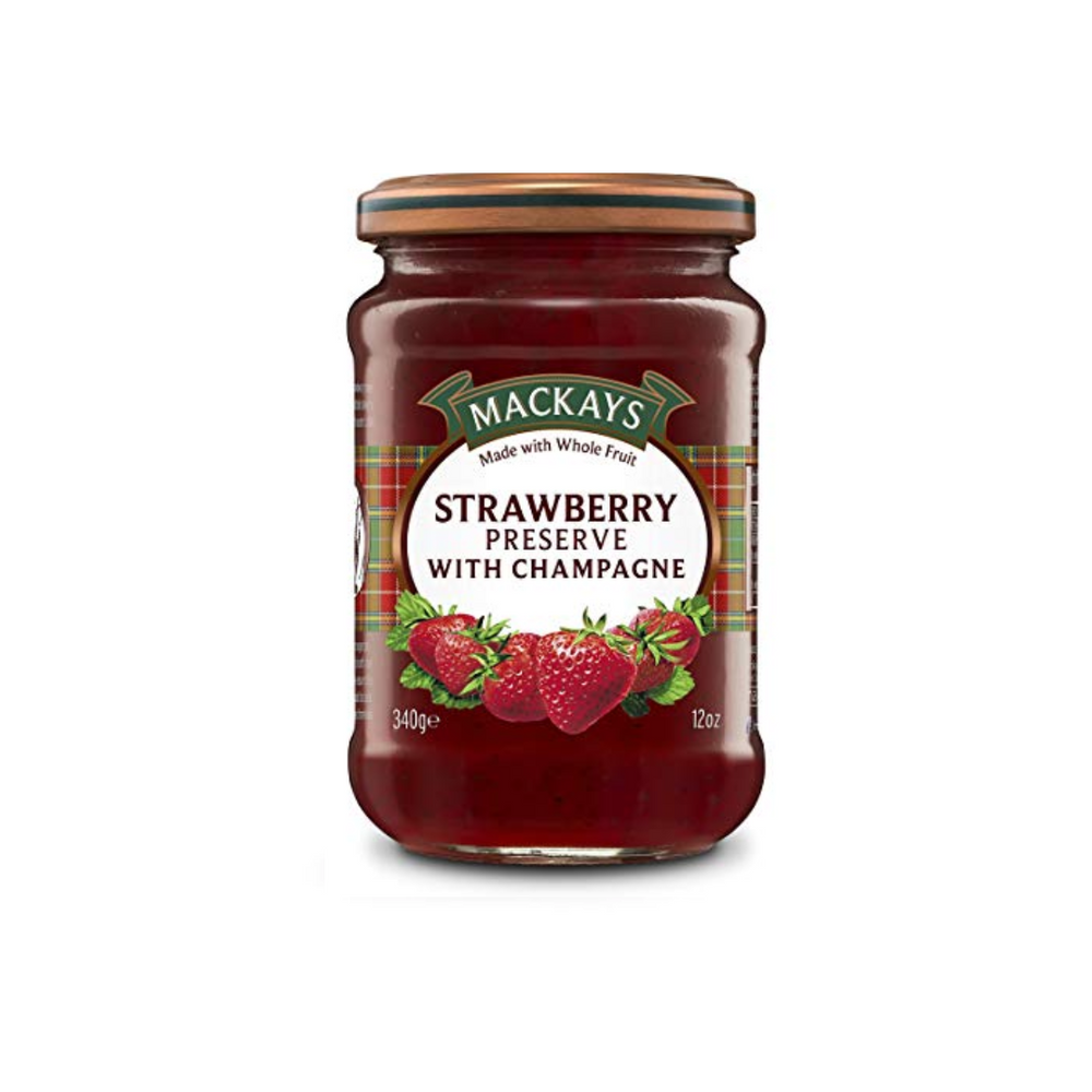 Mackays Strawberry Preserve with Champagne
