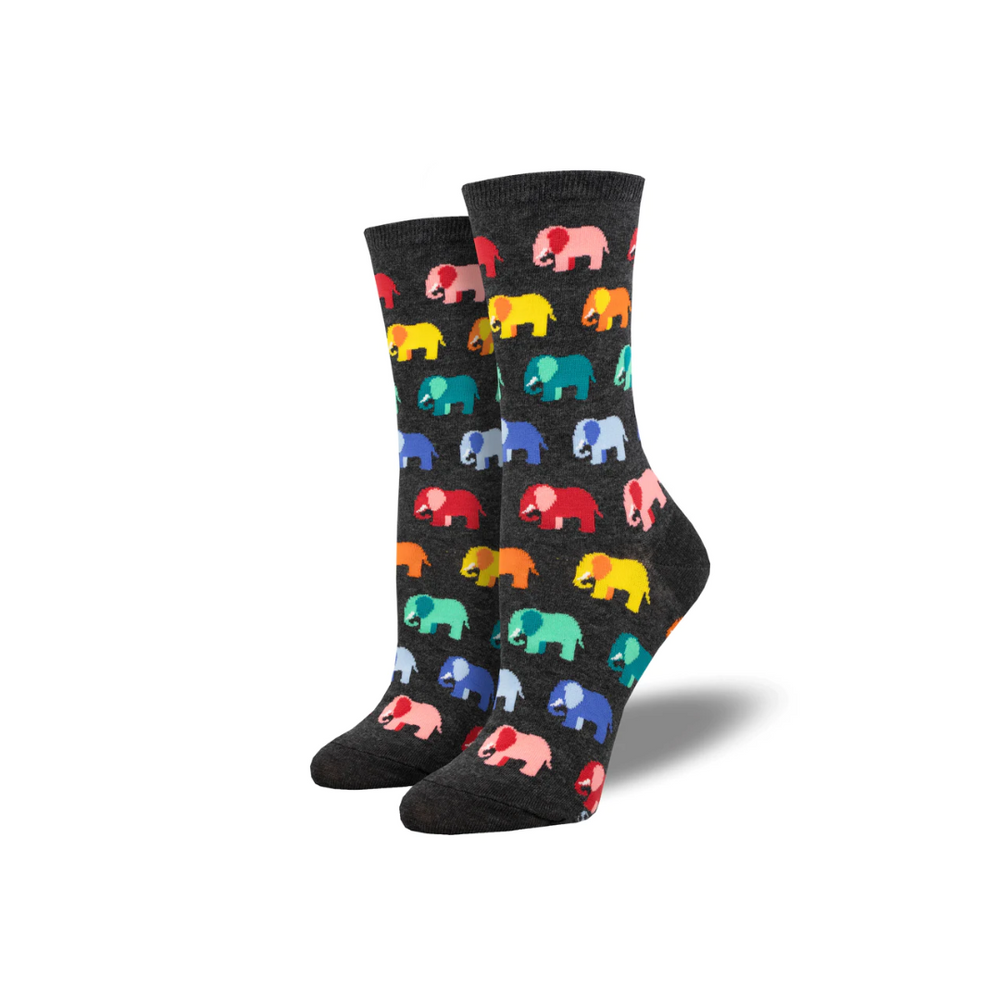 Socksmith Elephant In The Room - Charcoal Heather