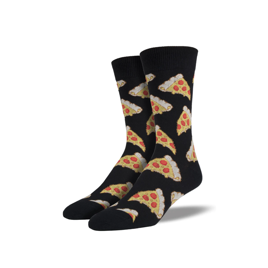 Socksmith Pizza Black Rob McIntosh