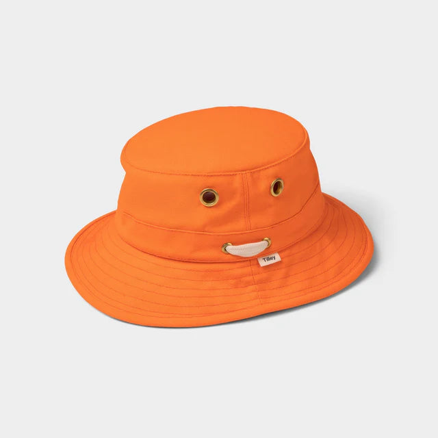 8645 The Iconic T1 Bucket Hat, Bright Orange, 7.5 Tilley T1 Iconic Bucket Hat - Unisex | Altitude Sports main image 2