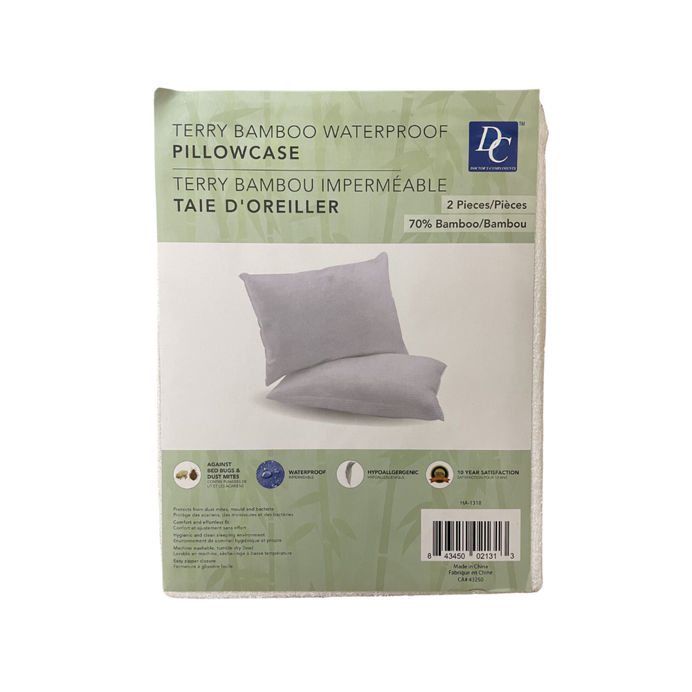Pillow Protector- Terry Waterproof Bamboo (HA-1318)
