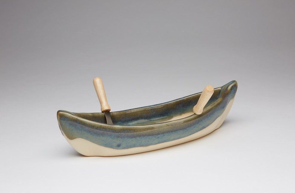 The Handmade Canoe Dip Pot - Seaside