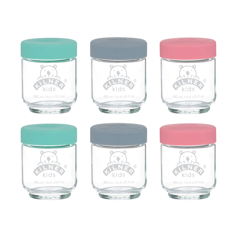 Kilner Baby Food Jars 190mL Set of 6