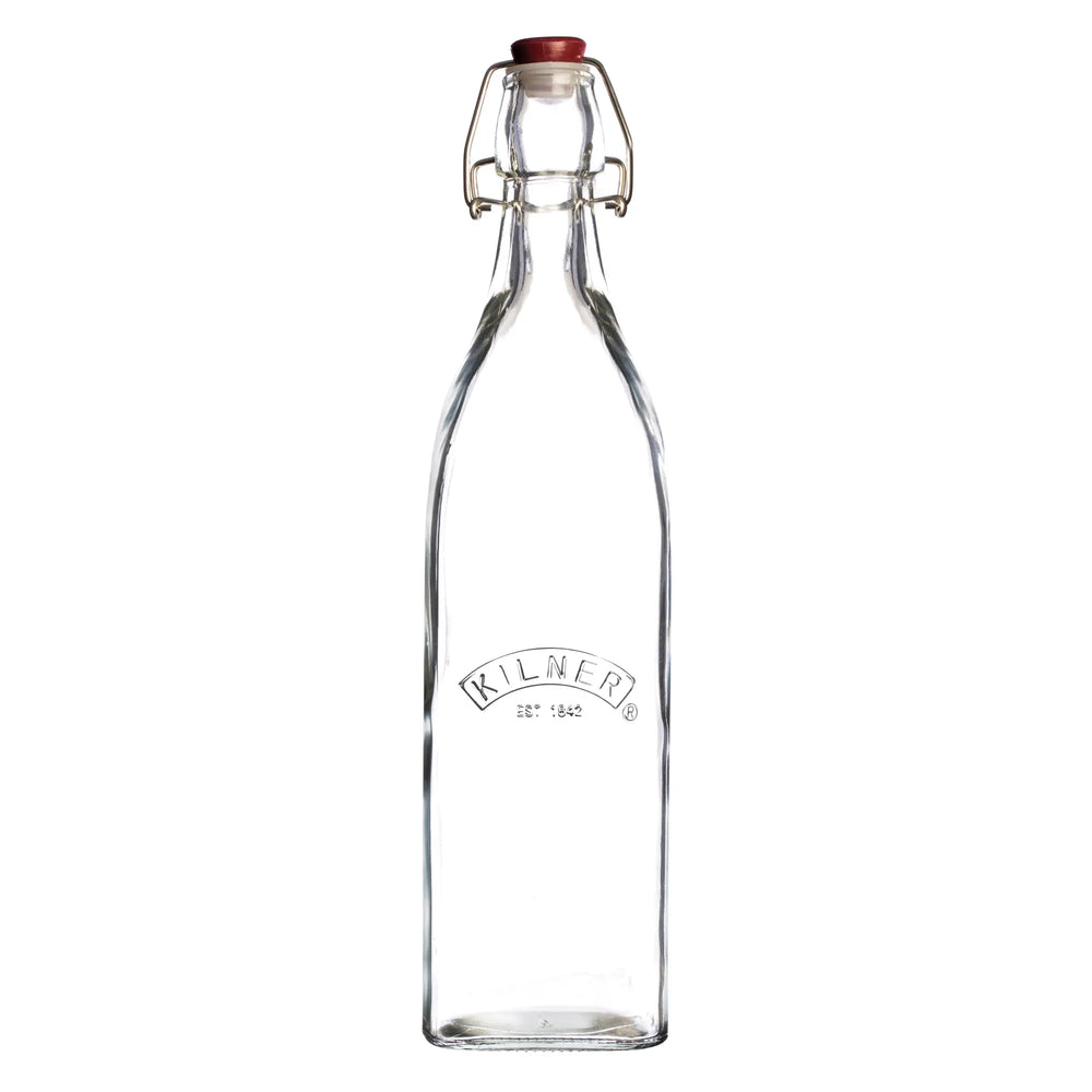 Kilner Clip Top Square Bottle 1L