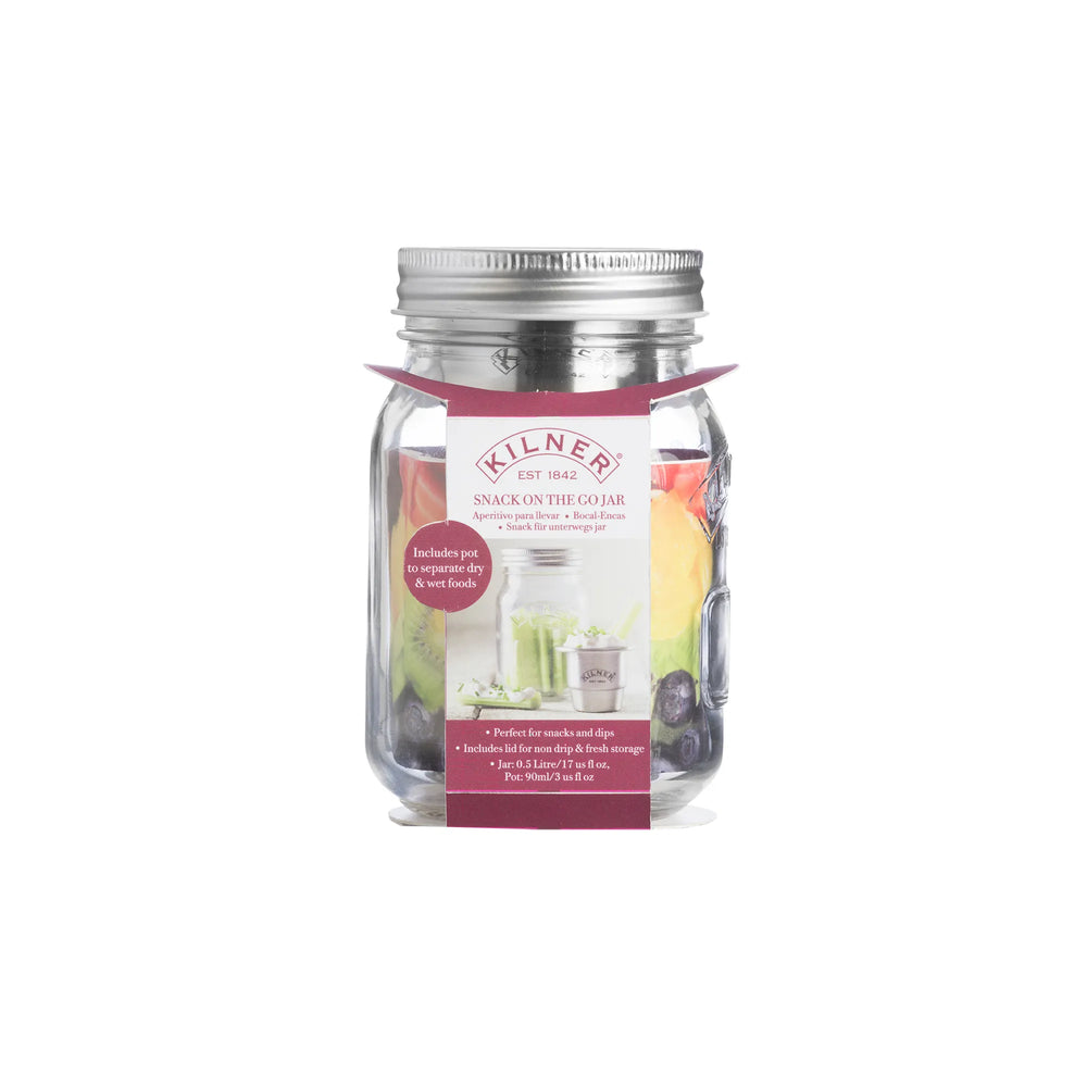 Kilner Snack On-The-Go Jar 500ml