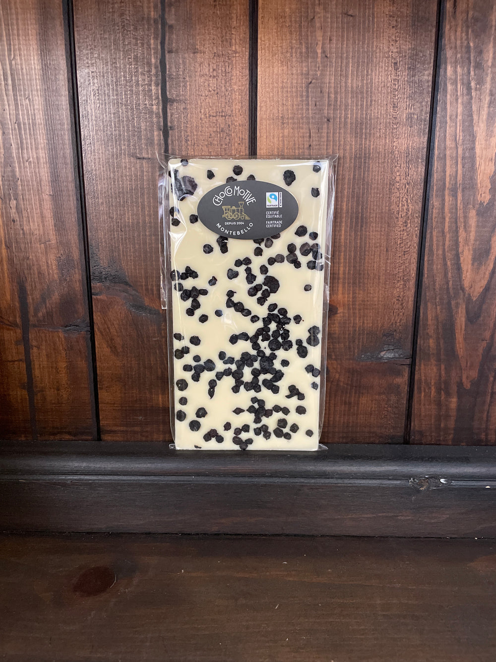 Artisanal White Chocolate & Wild Blueberries Bar 85g