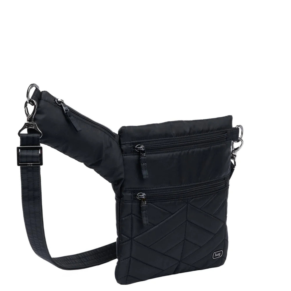 Lug Black Skipper Crossbody - Black