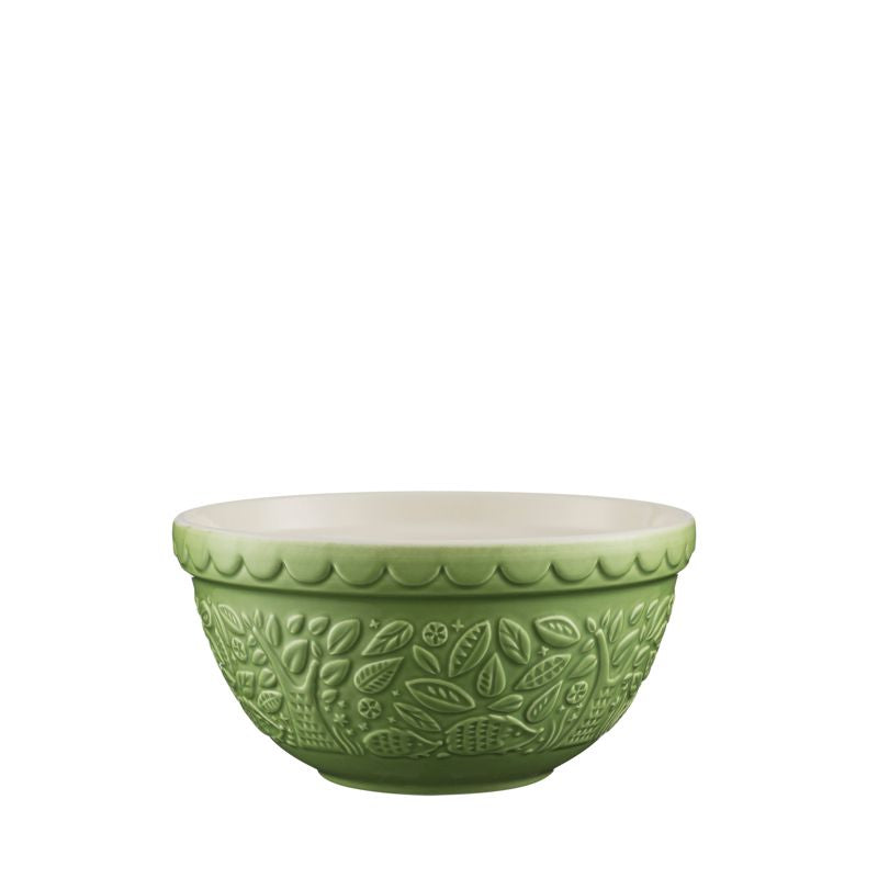 Mason Cash In the Forest 1.1L Mixing Bowl Green Hedgehog
