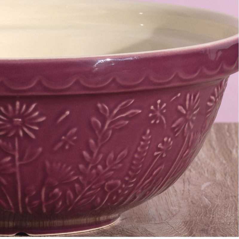 Mason Cash In the Meadow 2.7L Mixing Bowl Purple Daisy