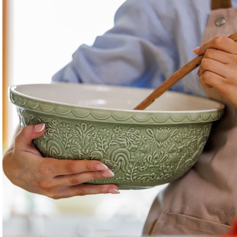 Mason Cash Home to Roost 4L Mixing Bowl Green