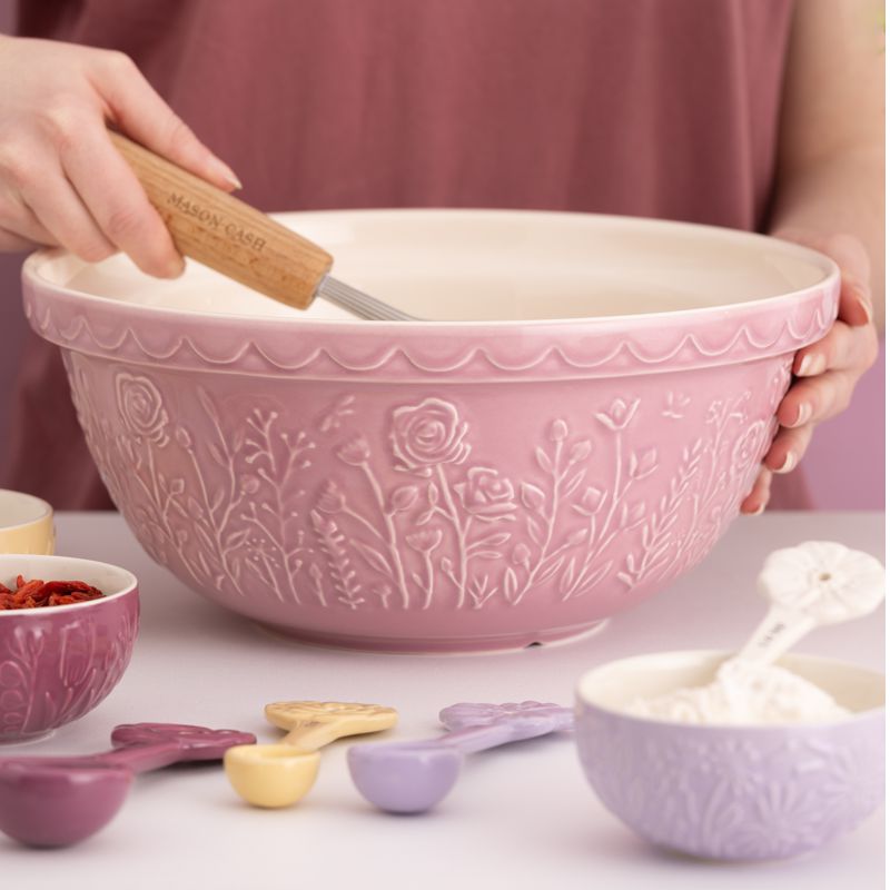 Mason Cash In the Meadow 4L Mixing Bowl Pink Rose