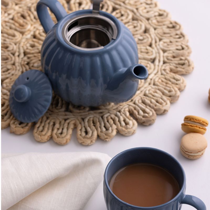 Price & Kensington Luxe Teapot 6 Cup Blue