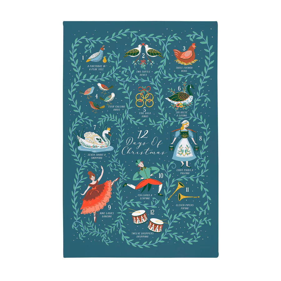 Ulster Weavers 12 Days Cotton Tea Towel