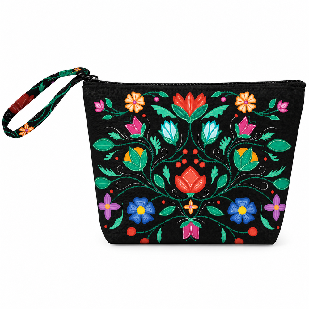 Indigenous Art Small Canvas Tote - Petals of Ancestry