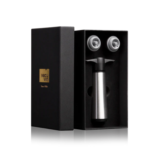 Vacu Vin Wine Saver Gift Pack Stainless