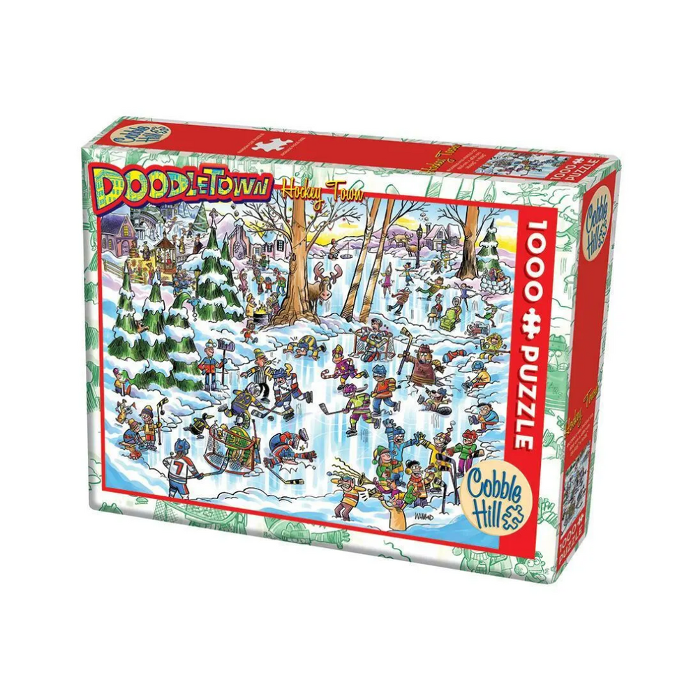Cobble Hill Puzzles - Hockey Town