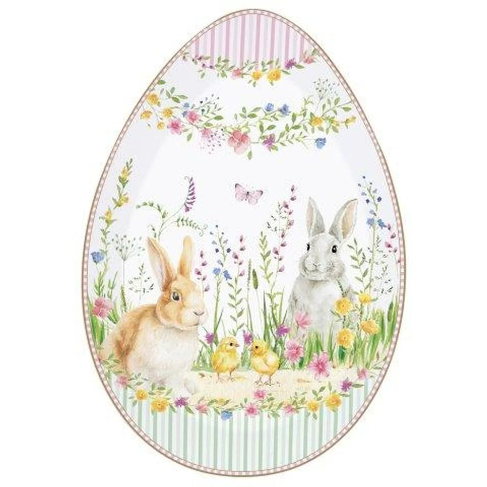 Studio 1811 Happy Easter Egg Shape Platter
