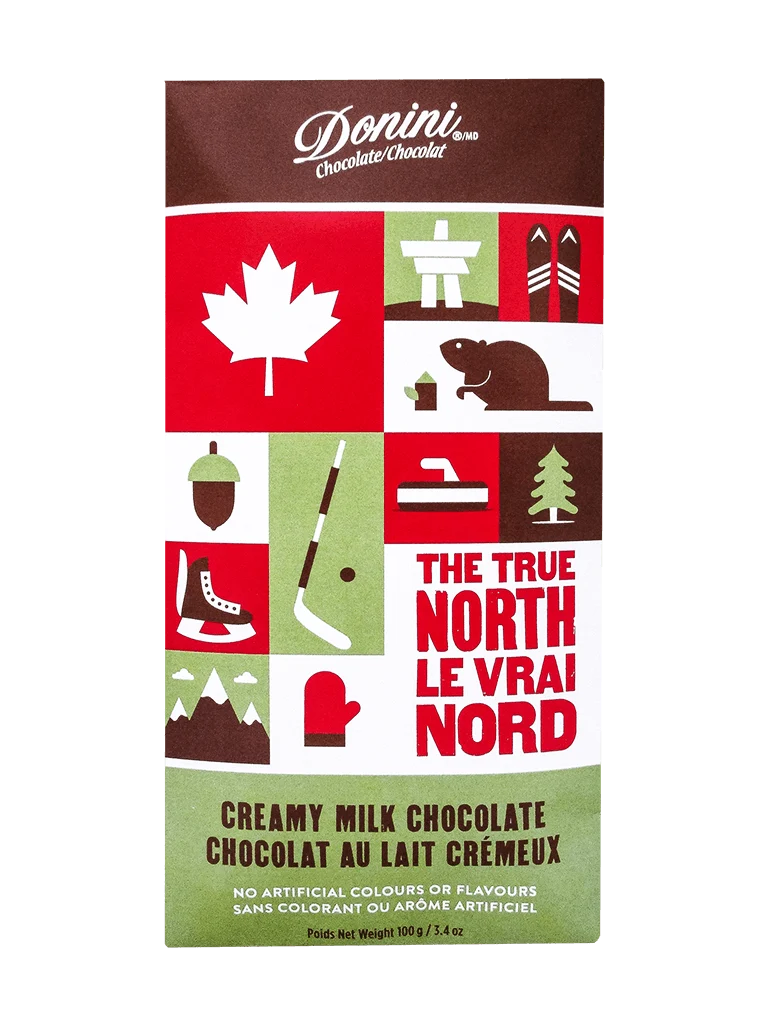 Donini Bar Canadia Chocolate 100gn Novelty Milk