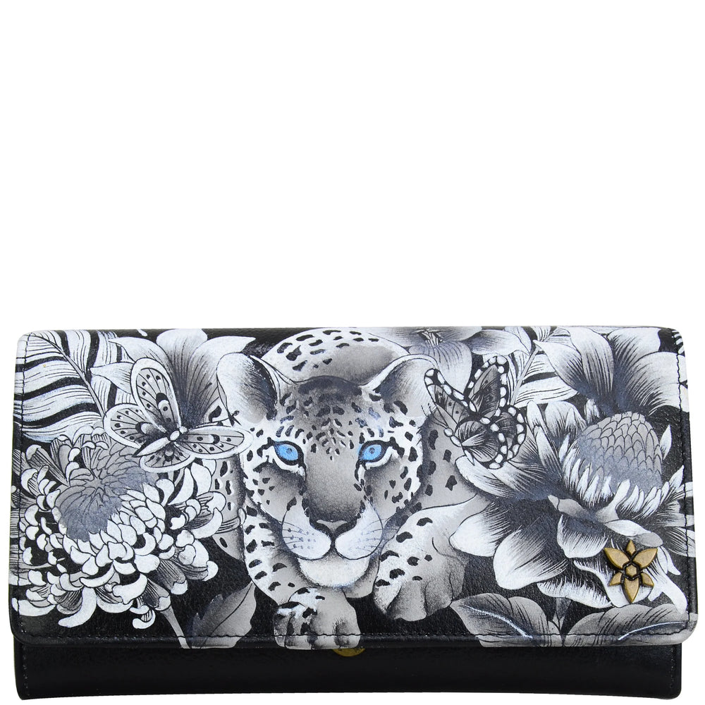 Anuschka Cleopatra's Leopard - Accordion Flap Wallet