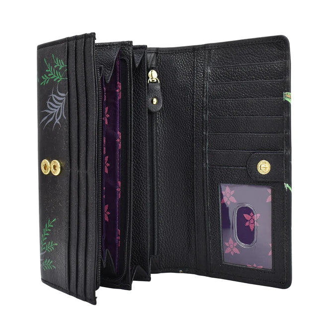Anuschka Rainforest Beauties - Accordion Flap Wallet