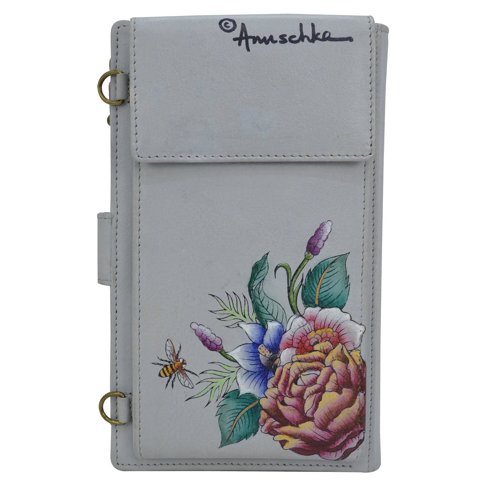 Anuschka Cell Phone Case & Wallet - Floral Charm
