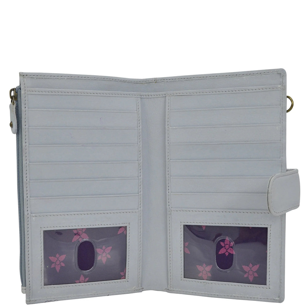 Anuschka Cell Phone Case & Wallet - Floral Charm