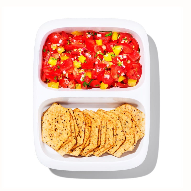 OXO Prep & Go Divided Container