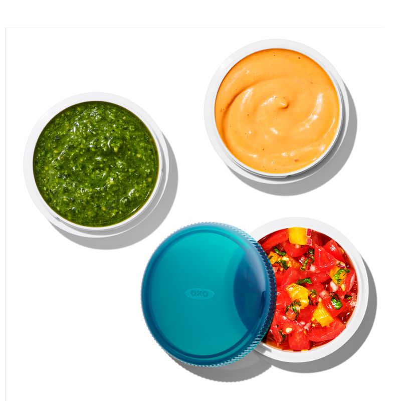 OXO Prep & Go Condiment Keepers Set of 3