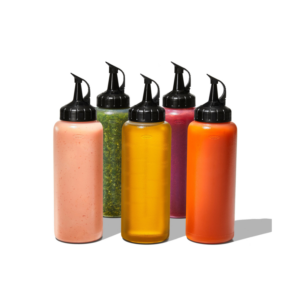 OXO Chef's Squeeze Bottles 12oz Set of 5