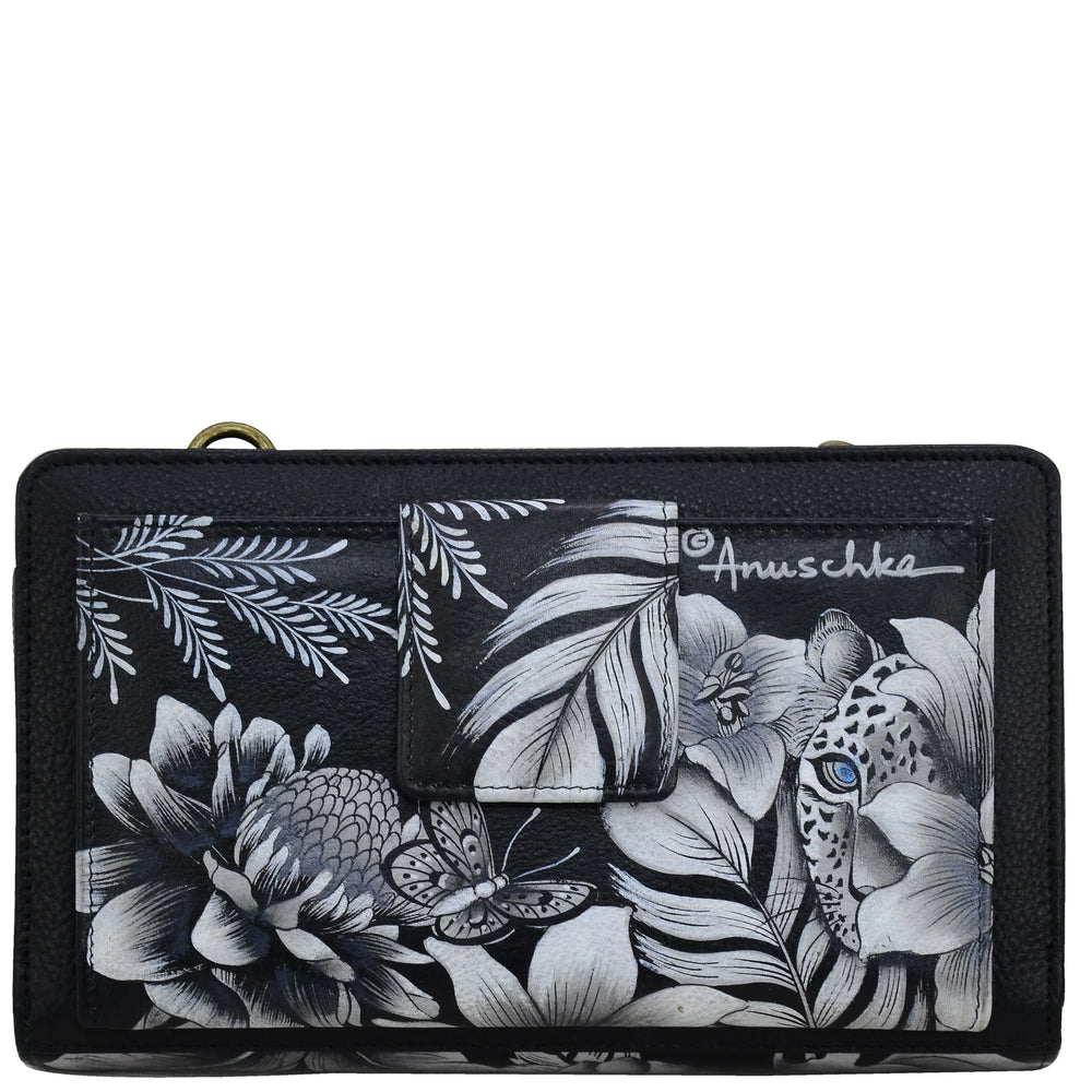 Anuschka Cleopatra's Leopard - Crossbody Organizer Wallet