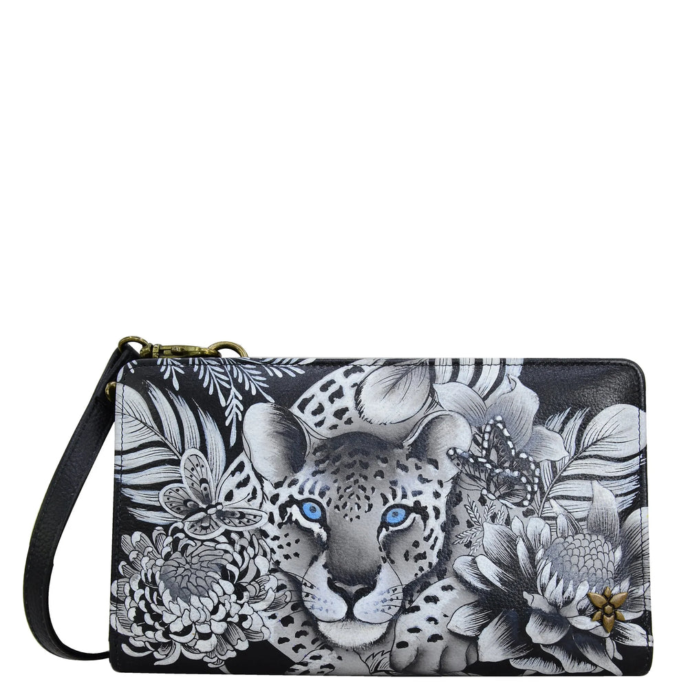 Anuschka Cleopatra's Leopard - Crossbody Organizer Wallet