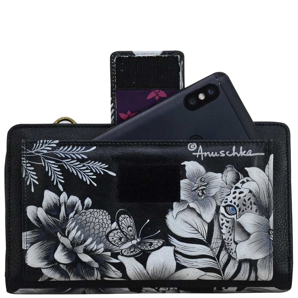 Anuschka Cleopatra's Leopard - Crossbody Organizer Wallet