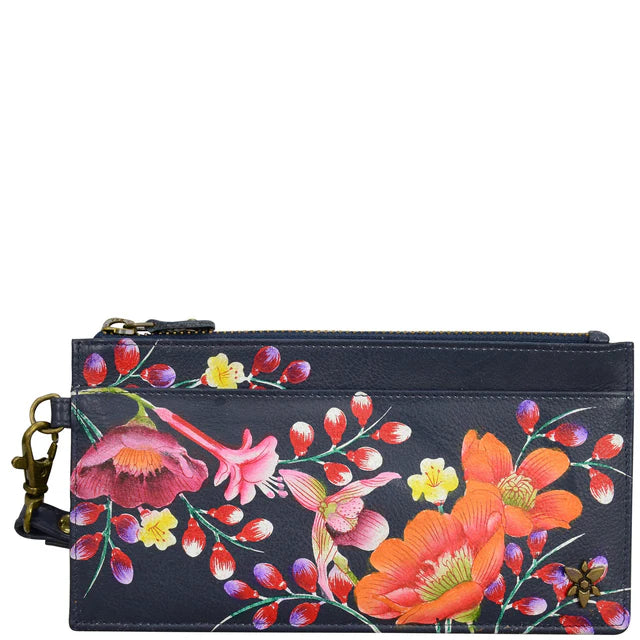 Anuschka Moonlit Meadow - Clutch Organizer Wristlet