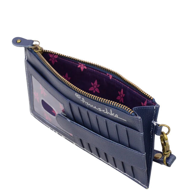 Anuschka Moonlit Meadow - Clutch Organizer Wristlet