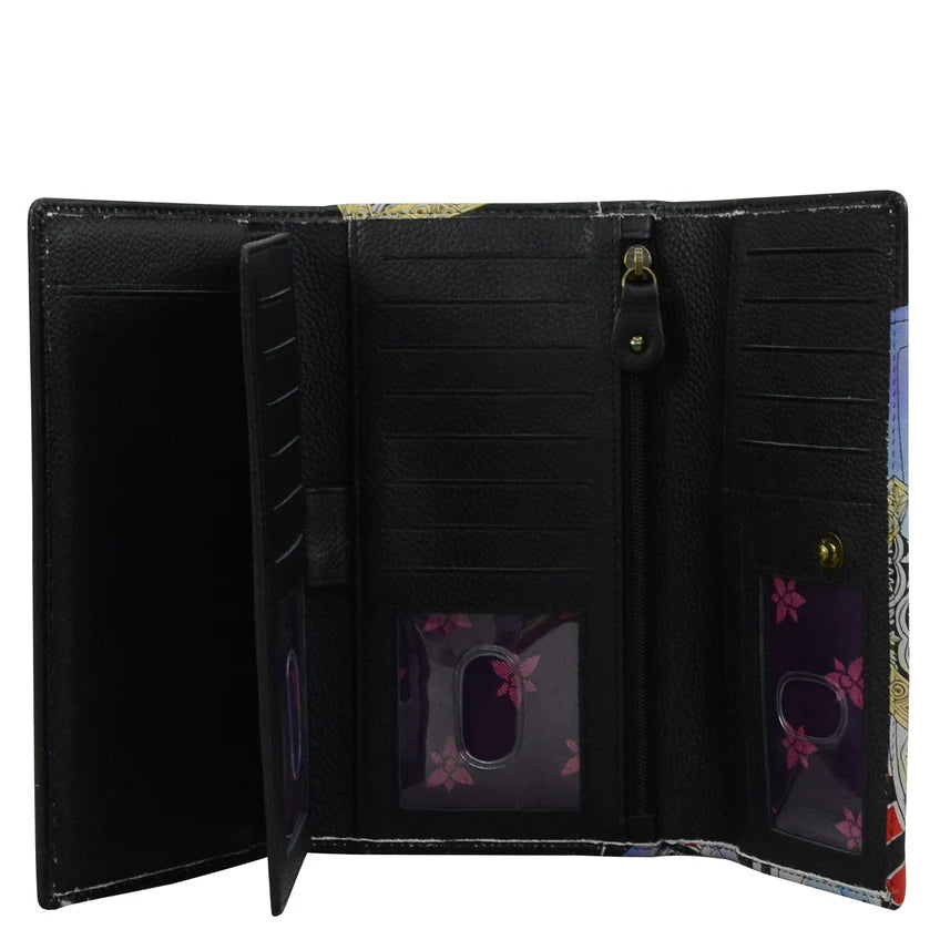 Anuschka High Roller - RFID Checkbook Clutch