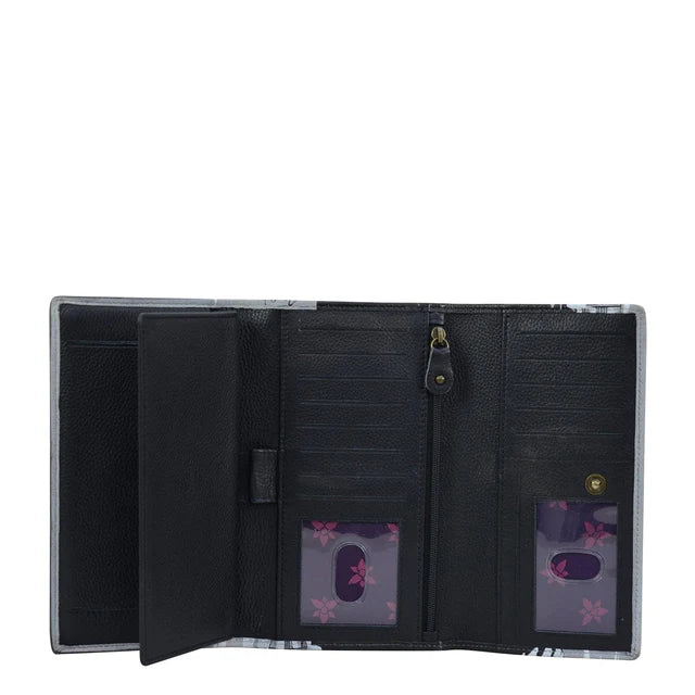 Anuschka Hippie Holiday - RFID Checkbook Clutch