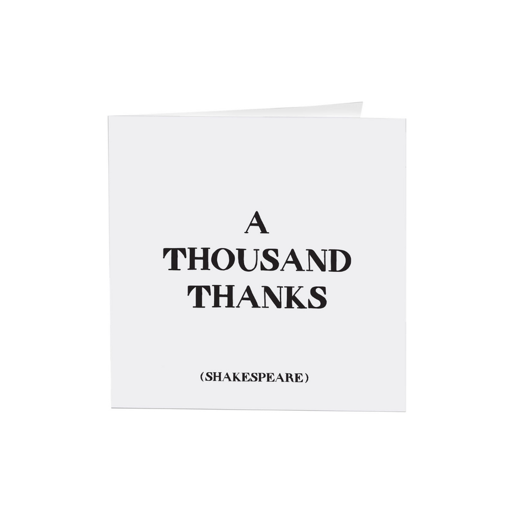 Quotables Card - A Thousand Thanks