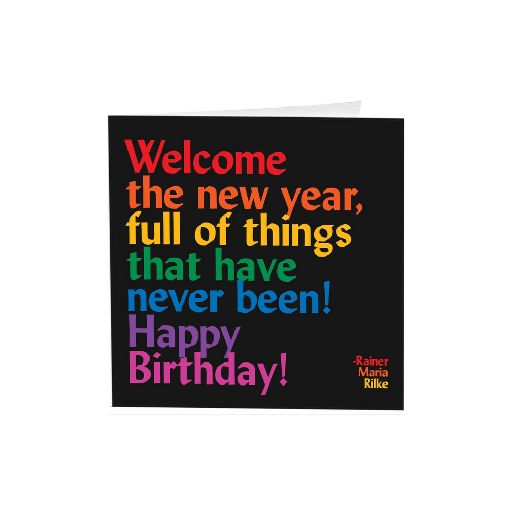 Quotables Card - Welcome New Year