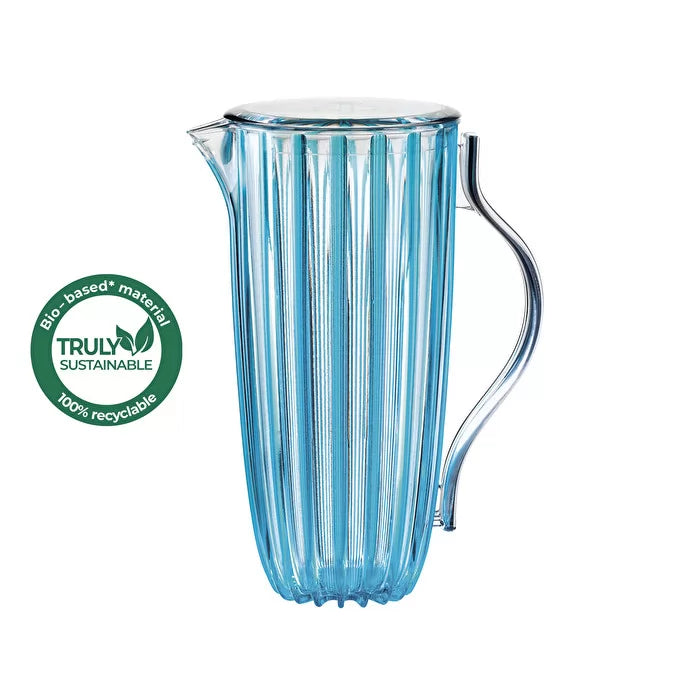 Dolcevita Pitcher with Lid - Turquoise