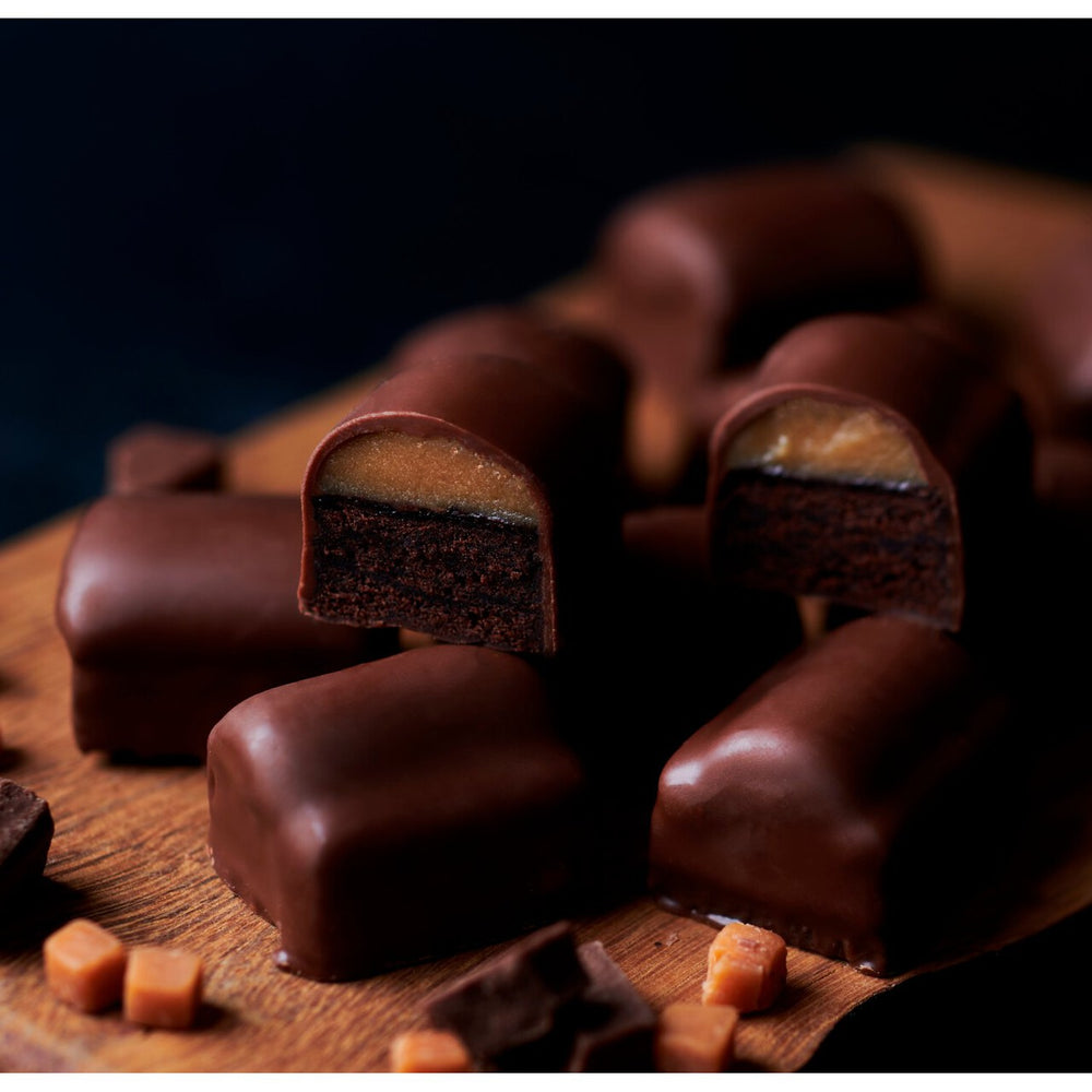 Mr Kipling's Signature Salted Caramel Brownie Bites