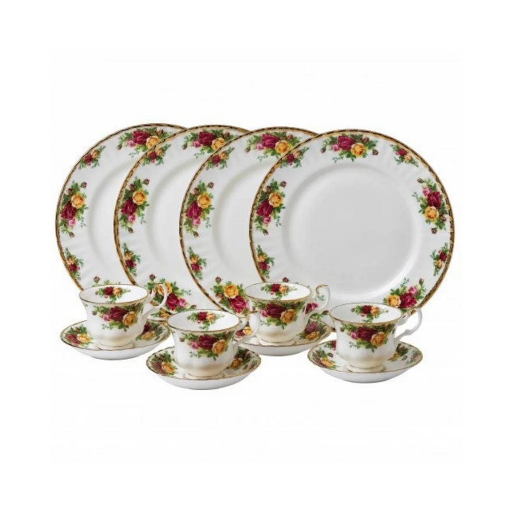 Royal Albert Old Country Roses 12 Piece Dinner Set