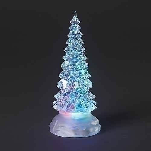 Roman Lighted Swirl Tree Multicolored Lights 8.5" (USB)