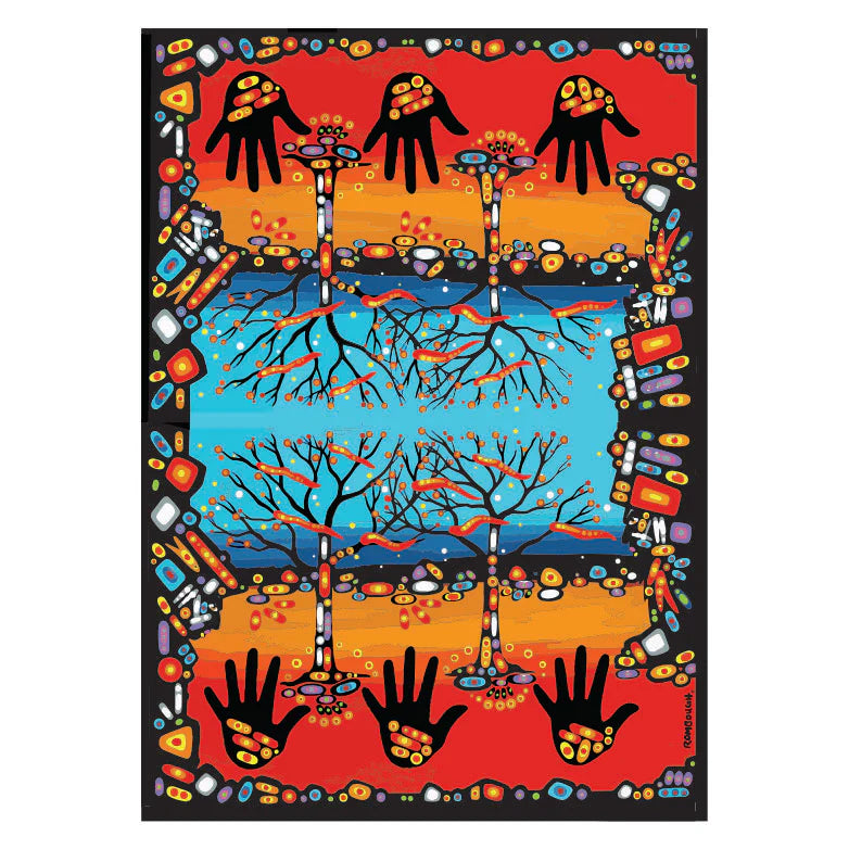 Indigenous Microfiber Tea Towel - Remember