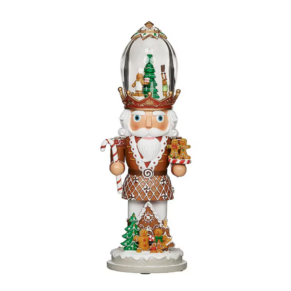 Roman Musical Gingerbread Nutcracker 16"