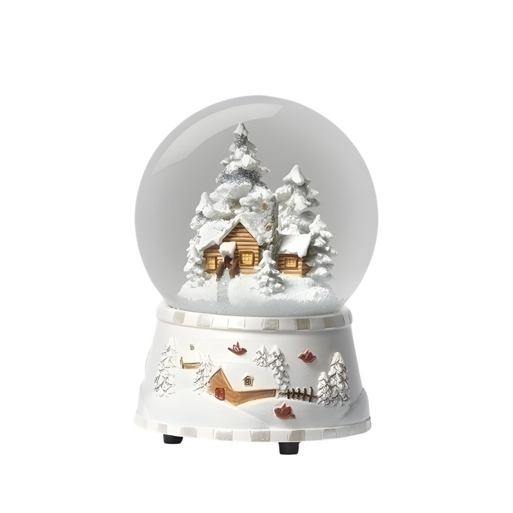 Roman Musical Dome Cabin & Trees 5.5"