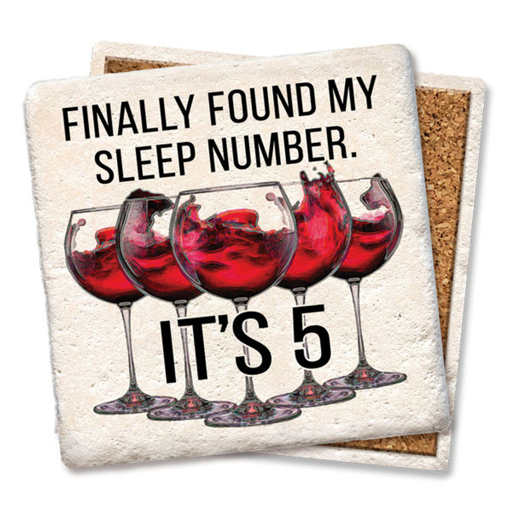 Tipsy Coasters - Sleep Number